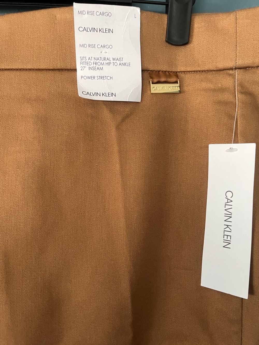 Calvin Klein Woman’sCargo Pants in Orange - Picture 3 of 11